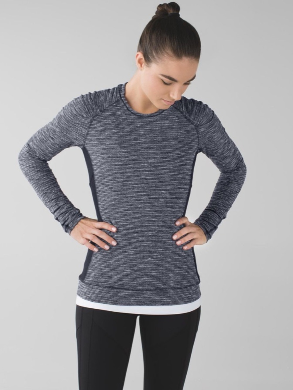 Lululemon Think Fast Long Sleeve
Coco Pique Black / Black